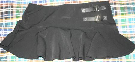 Mini-jupe avec sangles